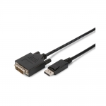 Câble DisplayPort Mâle - DVI (24 + 1) Mâle, 1.0m Connectland