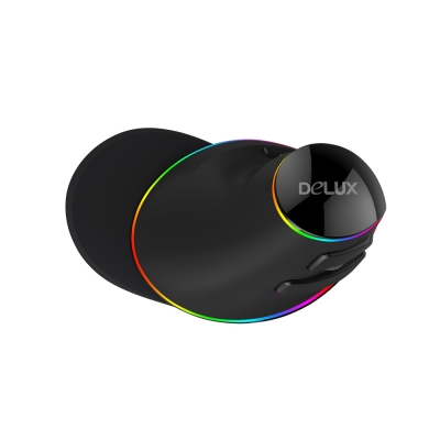 Souris Ergonomique Verticale FILAIRE M618-PLUS RGB DeLUX S-D-M618